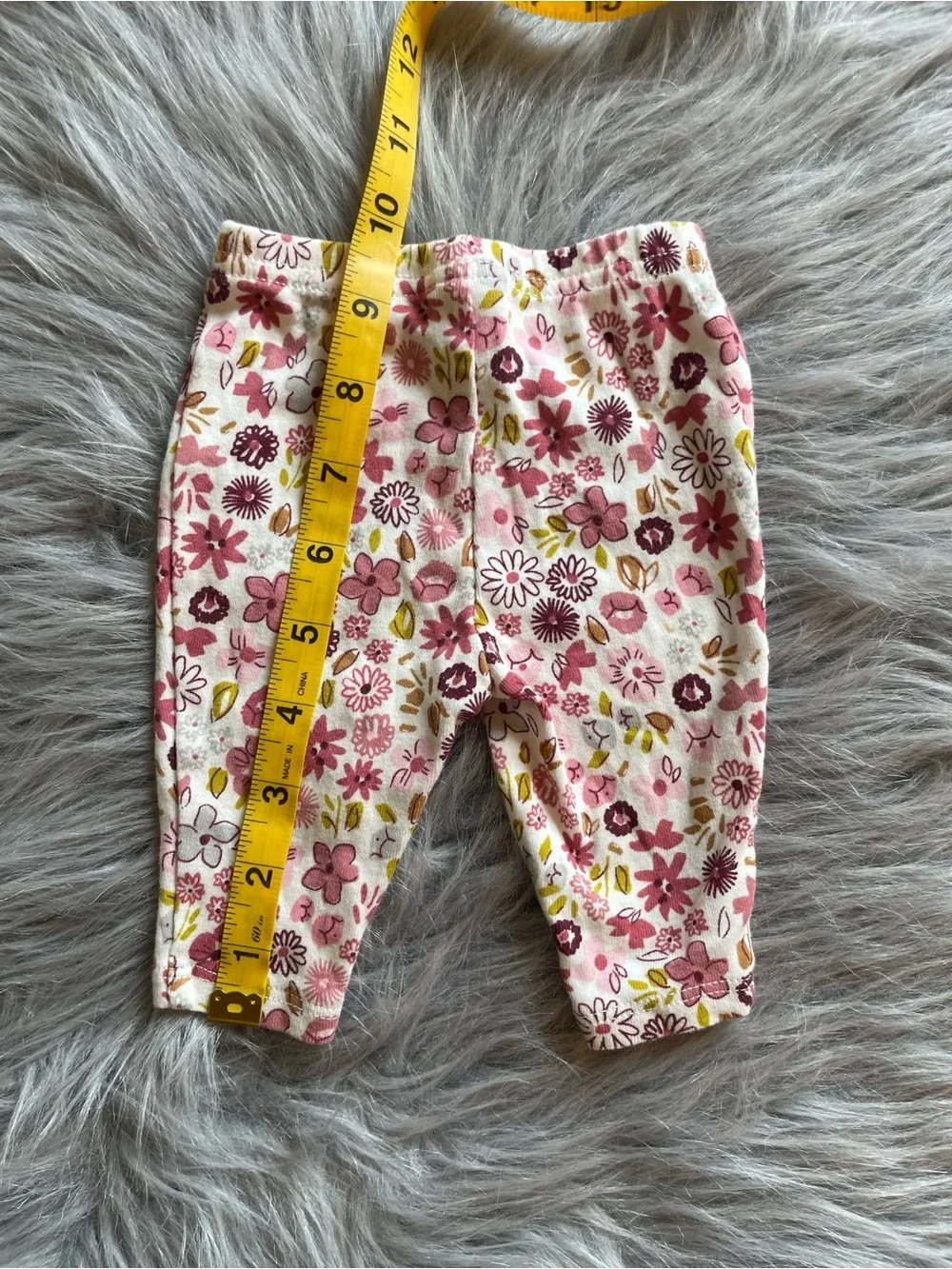 🪶Carter’s Newborn Floral Leggings - Pink